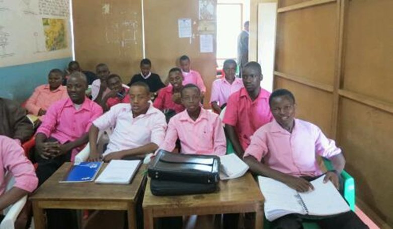 Frank en zijn klasgenoten