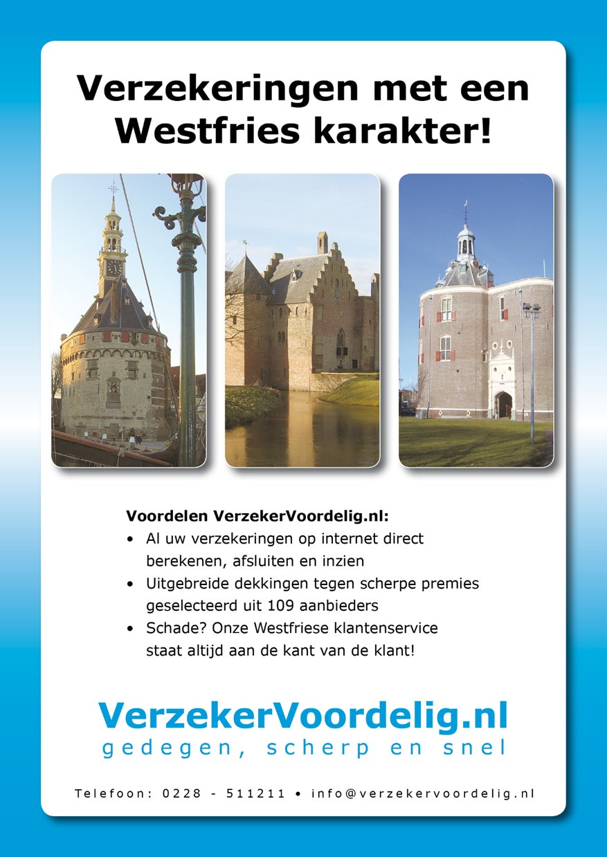VerzekerVoordelig.nl — verzekeringen met een Westfries karakter